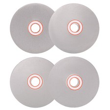 4pcs Diamond Flat Lap Disc 4" x 5/8" Arbor 600-3000 Grit Abrasive Wheel Lapping