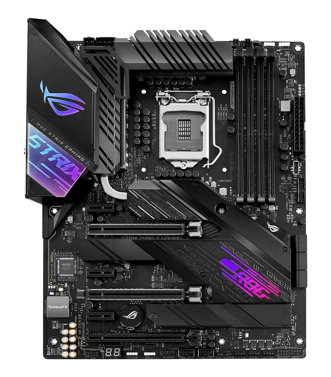 ASUS ROG STRIX Z490-E GAMING Motherboard DDR4 LGA 1200 Intel 10th