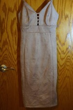 Love Chelsey junior Body Con Dress Beige Size M