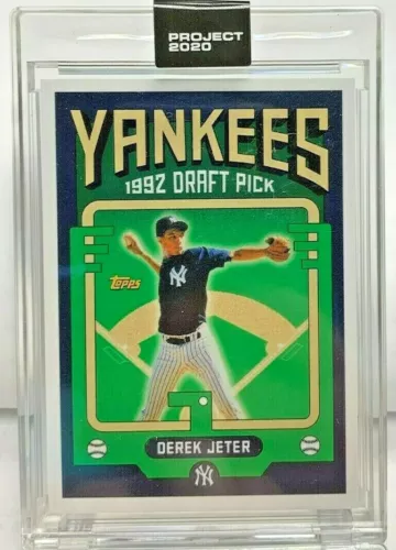Topps PROJECT 2020 Card #59 - 1993 Derek Jeter by Grotesk - Print Run SP /6511