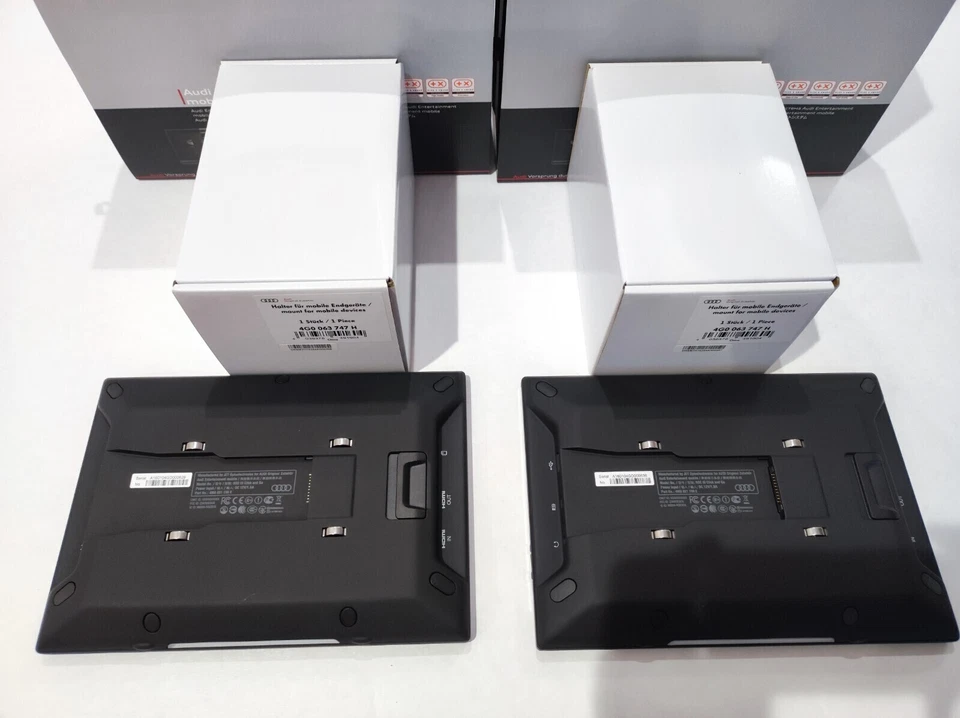 NEU Audi 2er Set Entertainment DVD Player Tablet PC + Halterung mit Android 4.0 - Bild 3 von 4