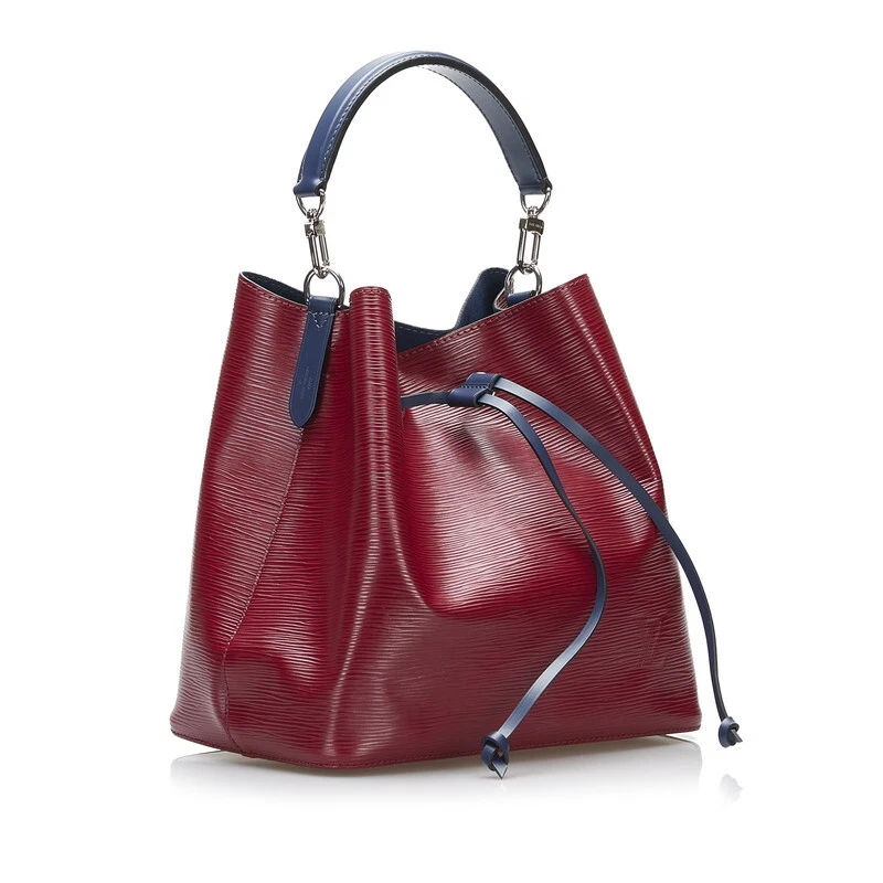 louis vuitton navy blue and red bag