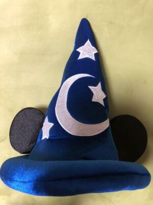 Mickey Mouse Fan Cap Fantasia Sorcerer Tokyo Disney Resort Limited Blue Japan