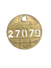 Air France Jeton De Présence Nominatif Roger Et Numéro De Matricule.