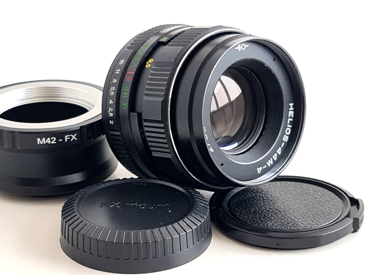 Helios 44M-4 58mm F2 ロシアレンズ 富士フイルム Helios-44M-4 58mm F/2.0 USSR Lens For Fuji FX, Fujifilm X !!! s/n