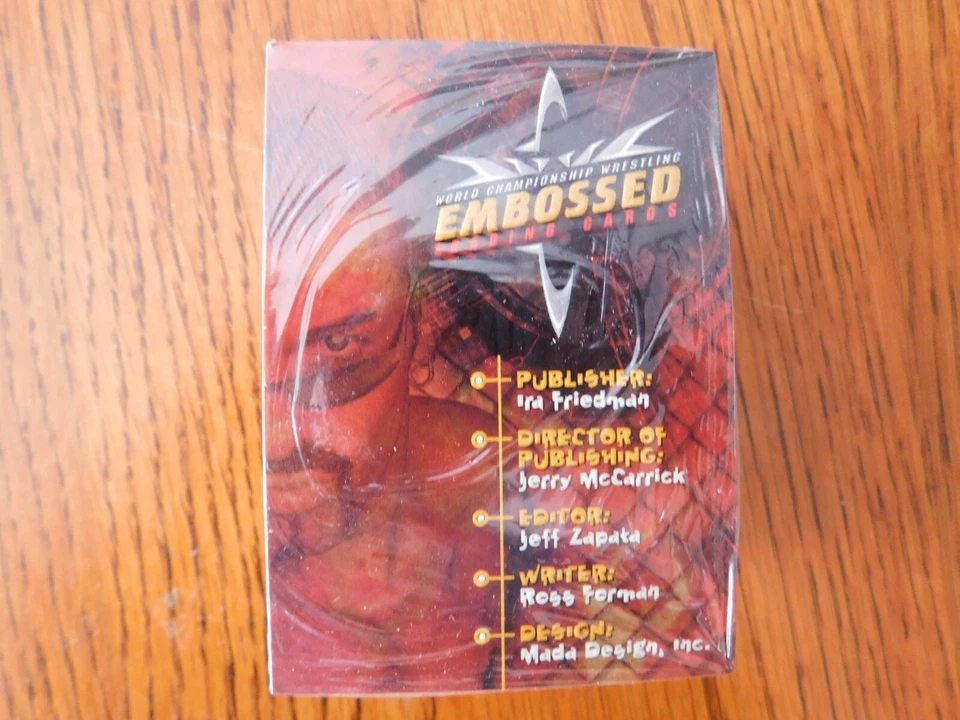 1999 Topps WCW Embossed Complete FACTORY SEALED Wrestling Set 1-72 +CHROME CARDS - Image 3 of 4