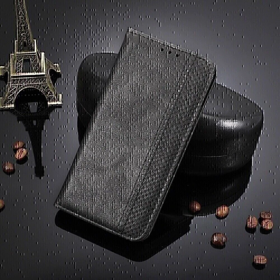 For Sharp Aquos Basio Active 3 Luxury Retro Flip Leather Wallet Stand Cover Case - Image 2 of 4