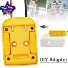 DIY Battery Adapter Power Connector Wheels Compatible with DeWalt 18/20V Battery