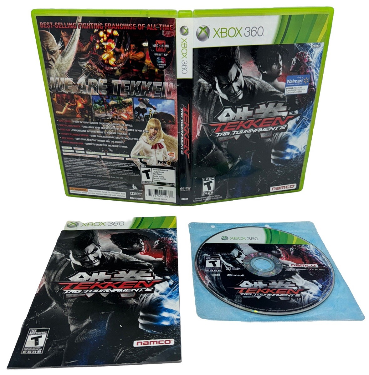 Tekken Tag Tournament 2 Microsoft Xbox 360 Complete CIB w/ Manual
