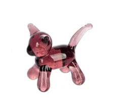 Ganz Miniature Mini Collectible Glass Balloon Animal Figurine KITTY CAT 1"