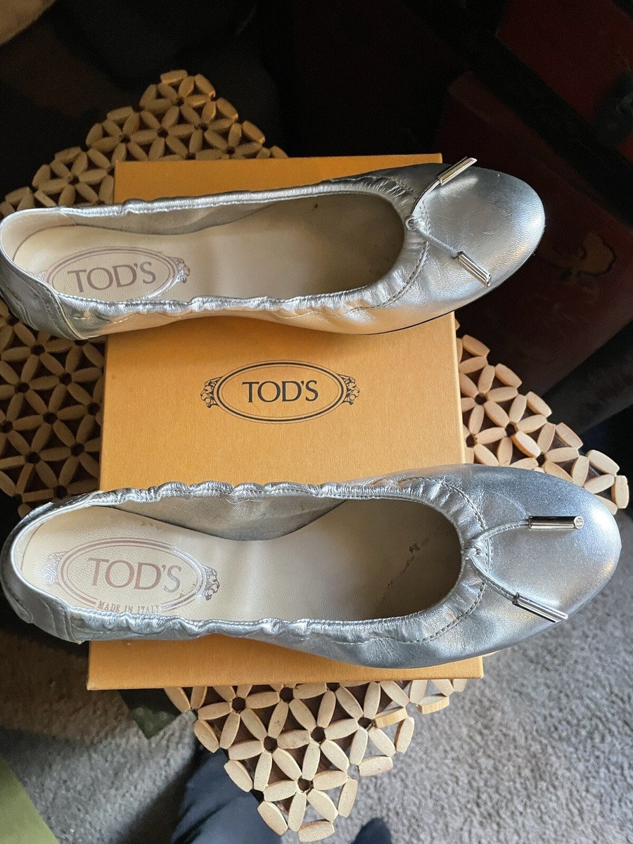 Tod's Ballerina Dee with Ties - Women's Sz 7 | eBay
