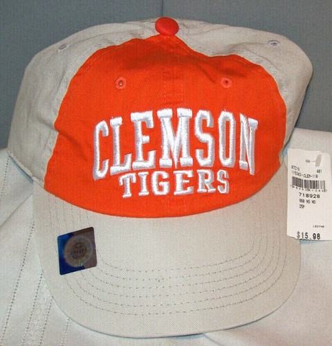 Clemson TIGERS Embroidered Orange Khaki 