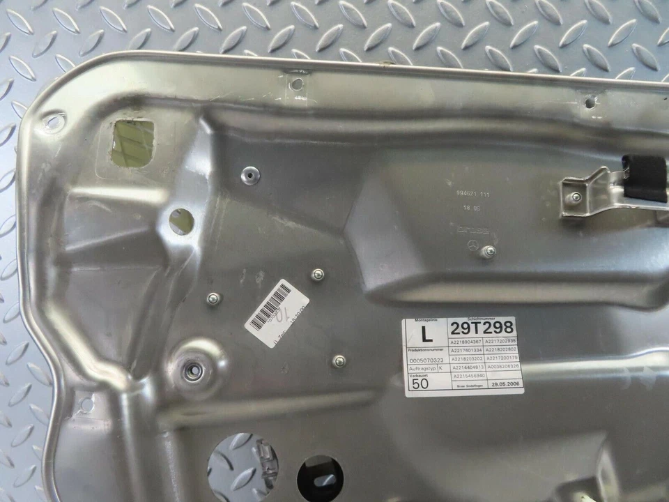 ⚙11168⚙ Regulador ventana puerta delantera izquierda mercedes-benz w221 s320 2218203202 Foto 2 de 4