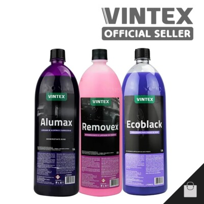 #ad Vintex Removex Alumax Ecoblack Automotive Cleaner Car Maintenance Kit Vonixx $99.00