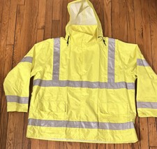 Tingley ANSI Class 3 Vision Hi-Vis Rain Jacket Adult 3XL