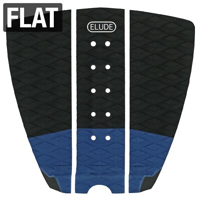 ELUDE Surfboard Traction Pad, Flat, Full Size, 3M Adhesive - Blue/Black