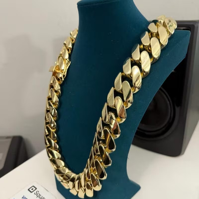 Miami Cuban Link Gold Plated Chain 20mm - 24inch 