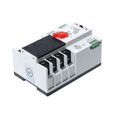 4Pole 220V 100AMP Dual Power Automatic Transfer Switch Grid to AC Alternator