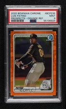 2020 Bowman Chrome Prospects Orange Refractor 21/25 Luis Patino PSA 9 MINT 1lq2