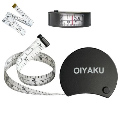 Tape Measure Body Measuring Tape Window Reading Retractable Soft Dual-Scale T...