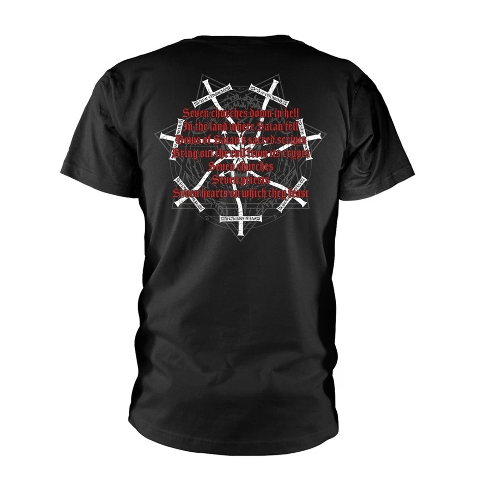 Possessed 'Seven Churches' Black T shirt - NEW - Image 3 of 3