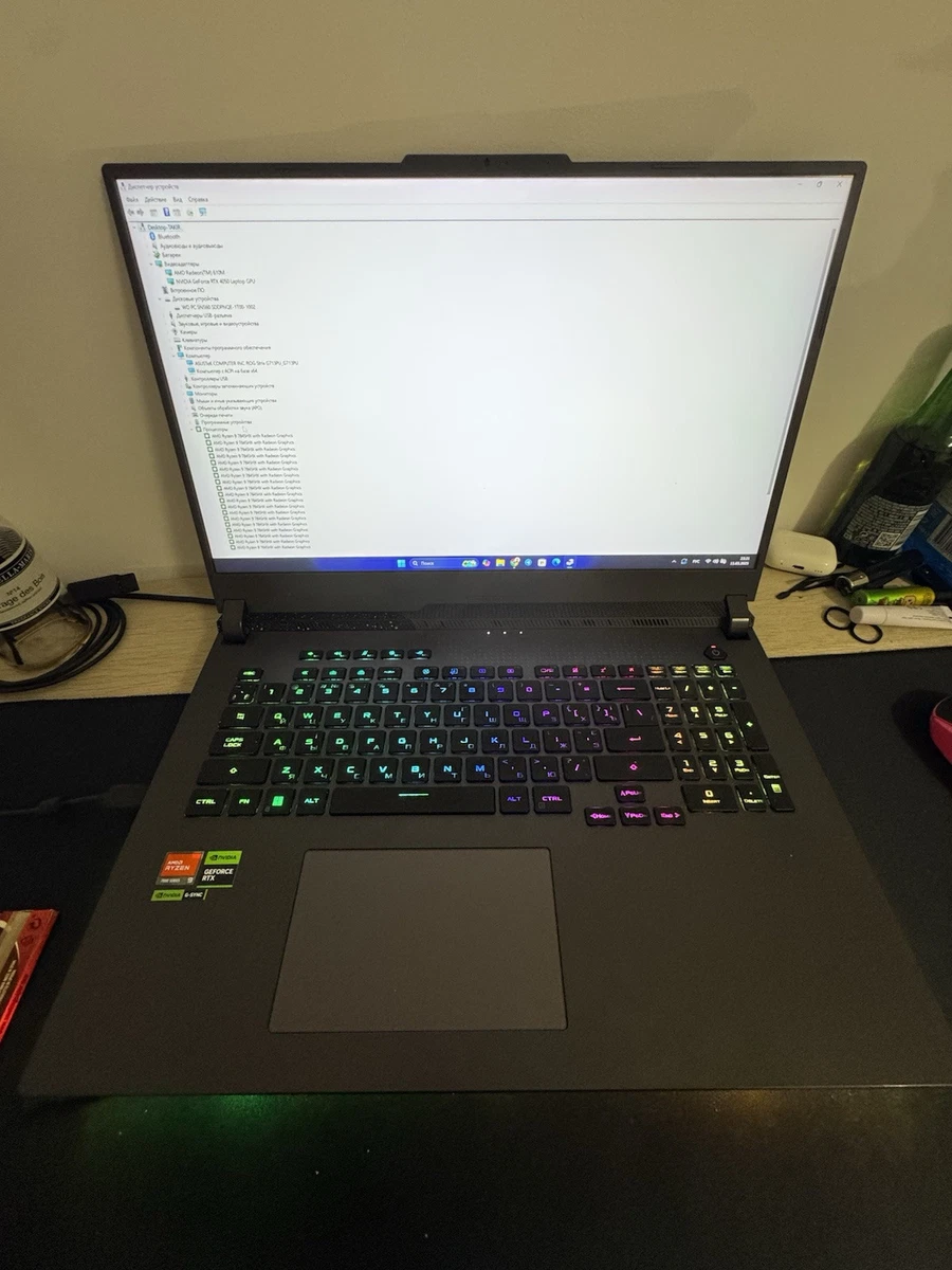 Asus ROG Strix G17 (2023) G713PU-LL043 Gris Eclipse (90NR0C54-M00690)