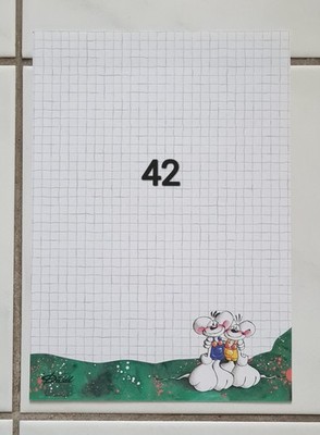 1x A5 Blatt - Nr. 42 - Blockfrisch