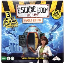 Escape Room The Game Family Edition Time Travel Identity Games Brand New Sealed!