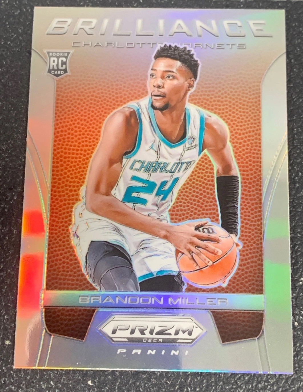 2023-24 Prizm Deca Brandon Miller RC Rookie Brilliance Silver Hornets 🔥📈 SSP