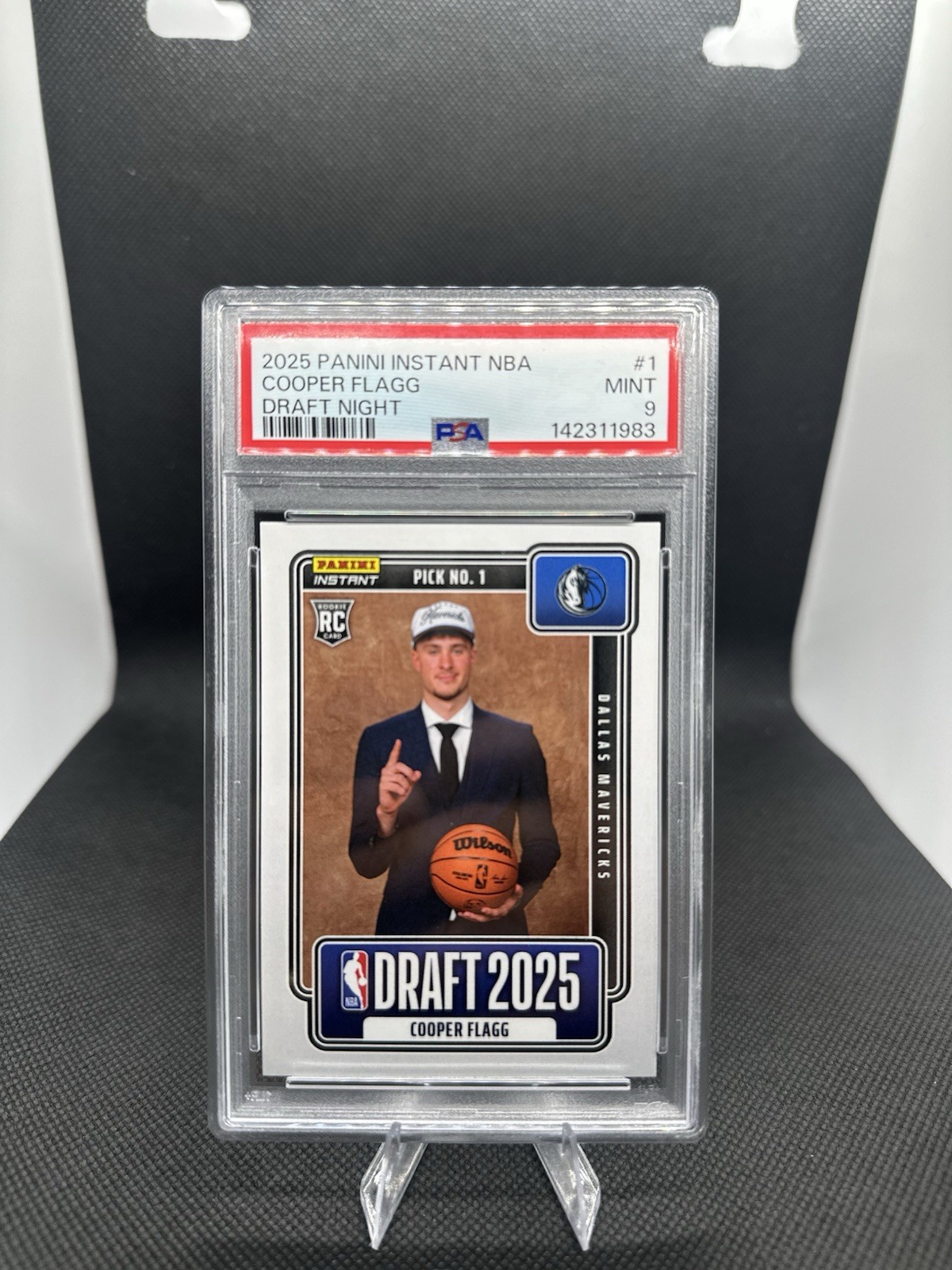 2025-26 Panini Instant - Draft Night 2025 Cooper Flagg #NBADN-1 /68380 (RC)
