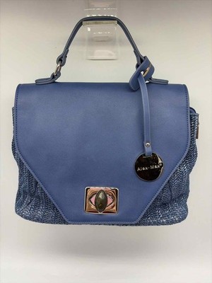 Alex Max Blue Top Handle Basic Handbag