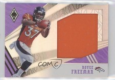 2018 Panini Phoenix RPS Jumbo Memorabilia Purple 44/75 Royce Freeman #23 0n64