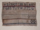 Early 1800s Sampler Harriet B. Littlehale Massachusetts Folk Art Antique Textile