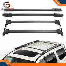 Aluminum 4pcs Roof Rack Rails For Honda Pilot 2009-2015 Cross Bar Side Rail Aluminum 4pcs Roof Rack Rails For Honda Pilot 2009-2015 Cross Bar Side Rail
