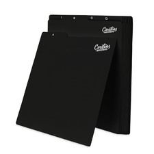 A-Z Heavy Duty Vinyl Album Dividers, 12", Black, Set of 26