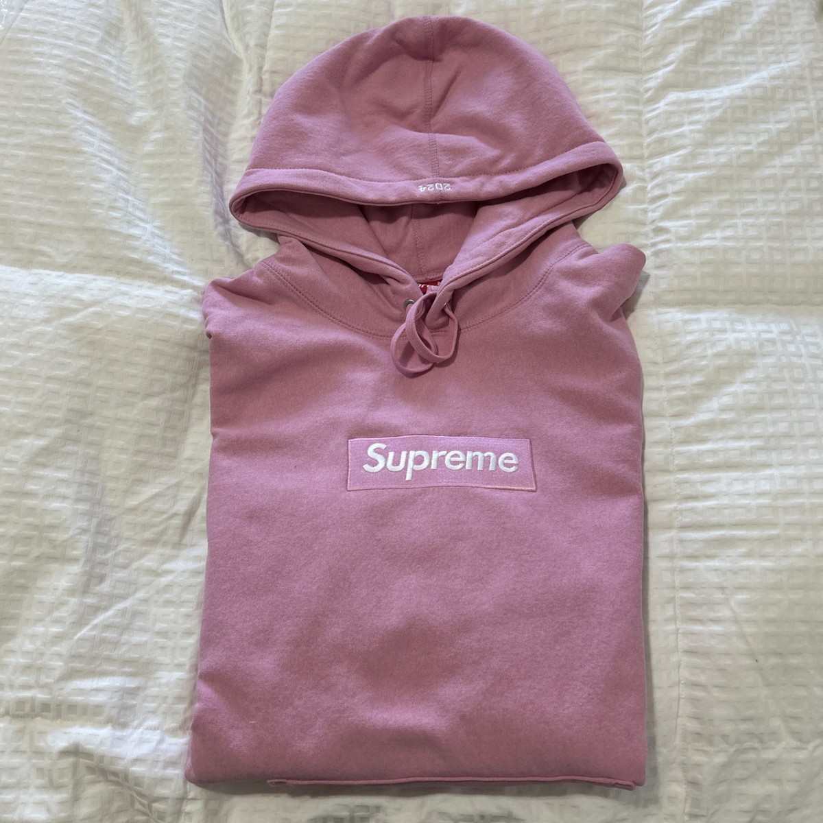 【SUPREME】 BOX LOGO HOODED SWEATSHIRT DUSTY PINK 24FW Supreme Box Logo Hoodie Hooded Sweatshirt FW24 | Dusty Pink