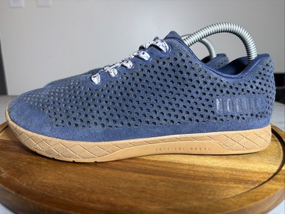 No Bull Suede Trainers Mens Sz 8 NOBULL Womens 9.5 Navy Blue Gum CrossFit Shoes