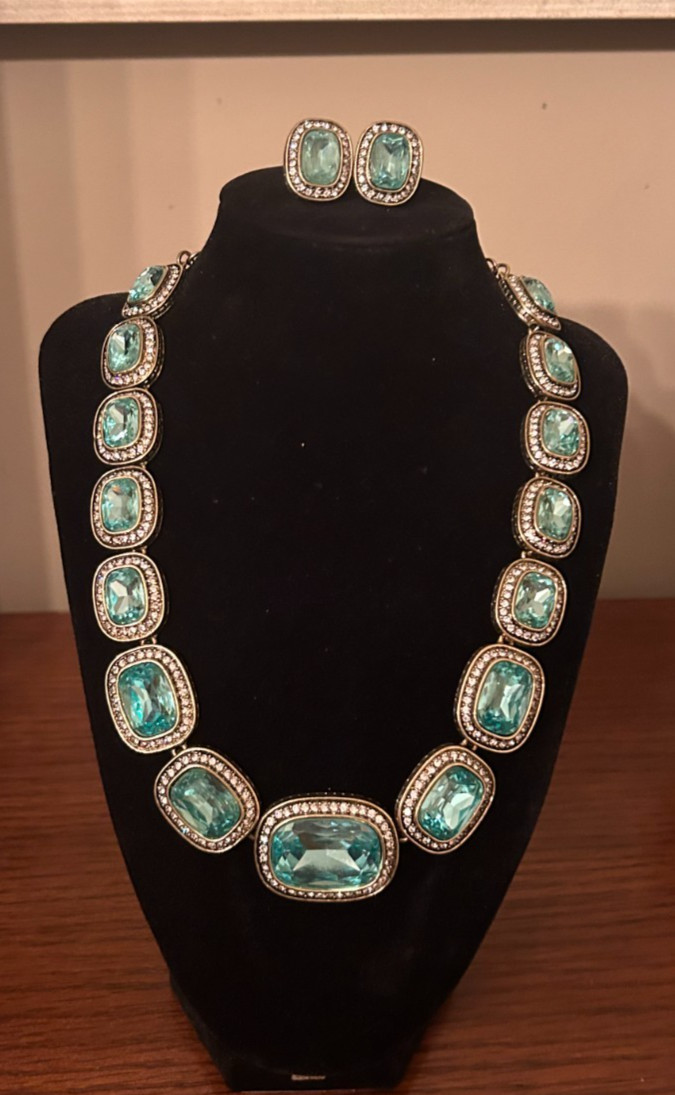 HEIDI DAUS EXQUISITE ELEGANCE STATEMENT NECKLACE … - image 1