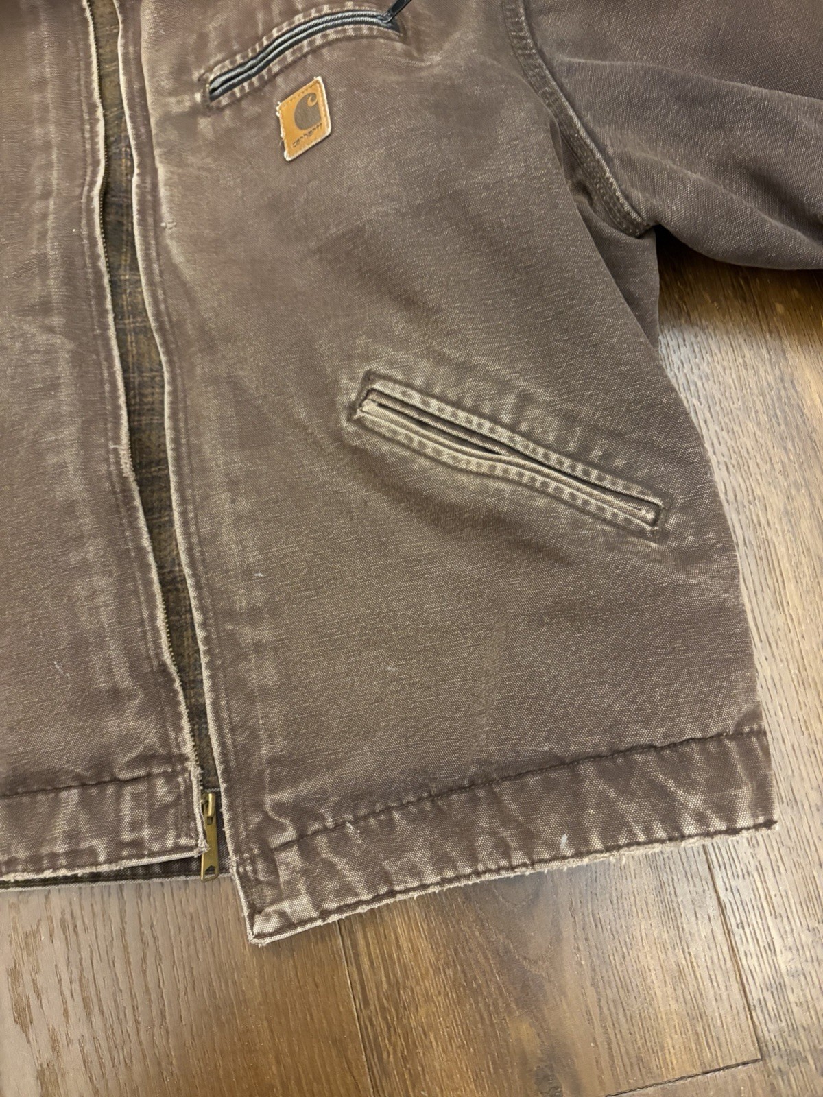 Vintage Carhartt Work Detroit Jacket Size XL thumbnail 5