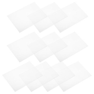 10Pcs Reusable Transparent Acrylic Wedding Guest Name Cards Party Table Decor