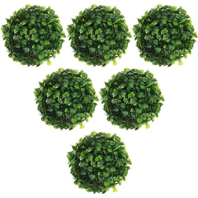 6 Pcs Pflanzkugeln Graskugeln Gartendekoration Gartenkugeln Im Freien - Bild 1 von 4