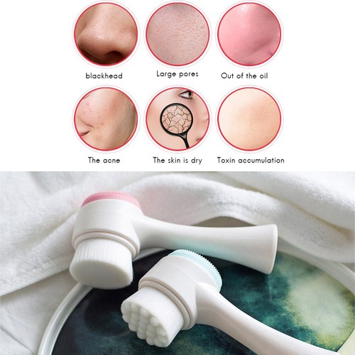 Dual-Sided Ultra Soft Facial Cleansing & Exfoliating Brush Deep Clean - Picture 6 of 8