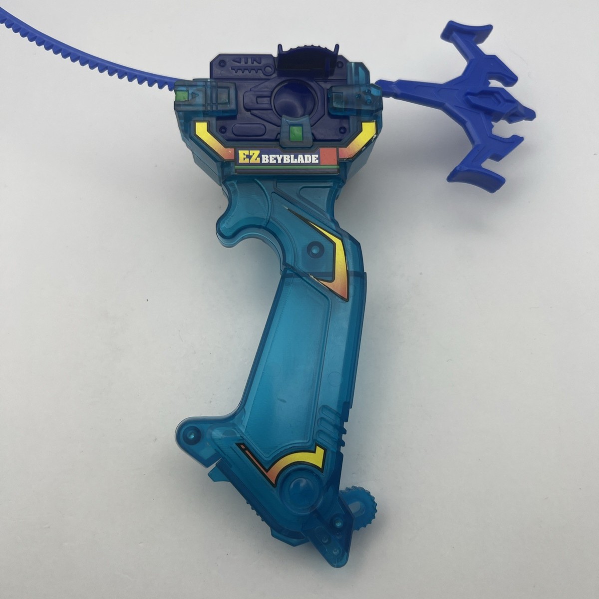 初期ベイブレード　EZシューター Clear Blue EZ Shooter Grip Beyblade Launcher And Ripcord Takara V