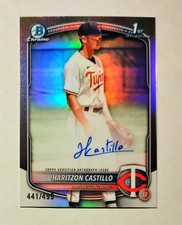 Haritzon Castillo Bowman Chrome 2025 Refractor /499 Auto
