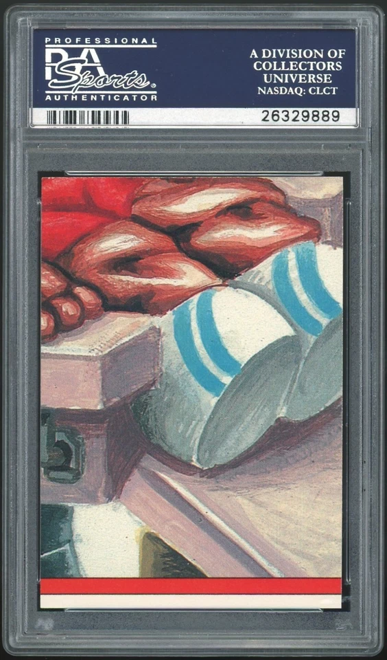 1987 Topps Garbage Pail Kids 11th Series #438a Hallie Ween PSA 9 MINT Os11 - Image 2 of 2