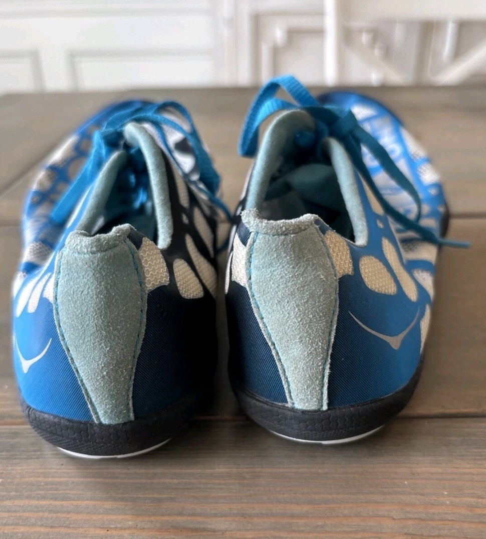 Hoka One One Women’s Rocket LD Blue White Track Cleats Shoes Size 8 Spike thumbnail 6