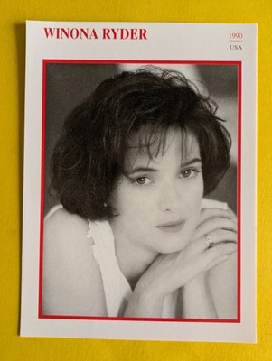 WINONA RYDER / Filmstar - Sammelkarte