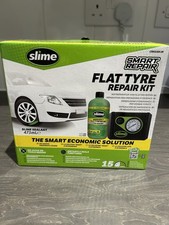 Slime Car Tyre Puncture Repair Kit With Air Compressor - Emergency Tyre Fix