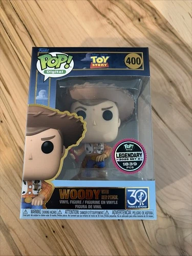Funko Pop! Digital #400 Toy Story Woody With Red Pencil Legendary LE 1839