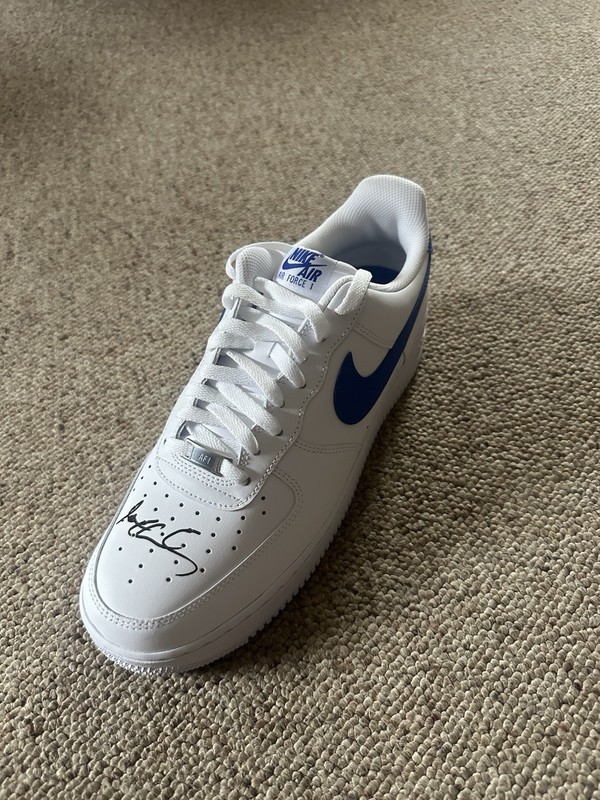 Stephon Marbury Signed Air Force 1 Knicks Beckett COA Autographed New Rare NYC